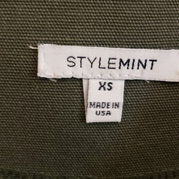 STYLEMINT GREEN RUFFLE SLEEVE JACKET SZ XS - Picture 5 of 8